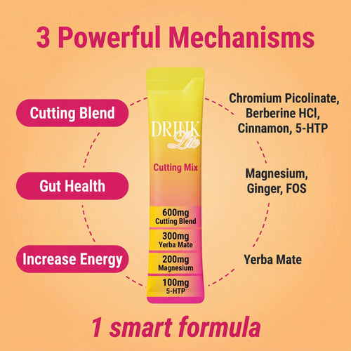 Strawberry Açaí Cutting Mix, Curbs Appetite & Boosts Metabolism (30 Servings)